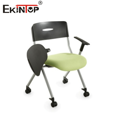 Silla plegable moderna con escritorio mesa de visitas de invitados malla de la oficina trasera silla de entrenamiento