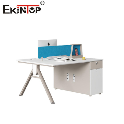 Estilo comercial con pantallas de privacidad Estación de trabajo de oficina Materiales ecológicos personalizables