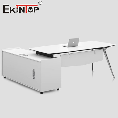 Escritorio y silla de oficina de estilo moderno Escritorio ejecutivo Muestra de escritorio hecho a medida