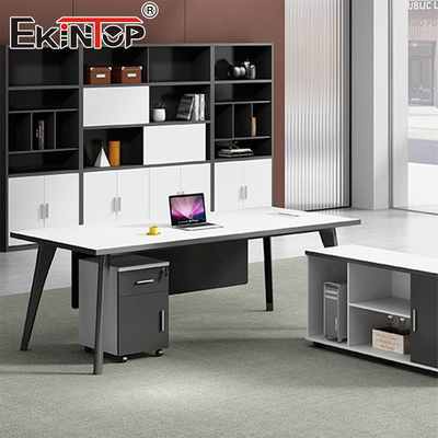 Muebles de nuevo diseño Escritorio en el hogar Mesa de oficina en forma de L Muebles de escritorio modular