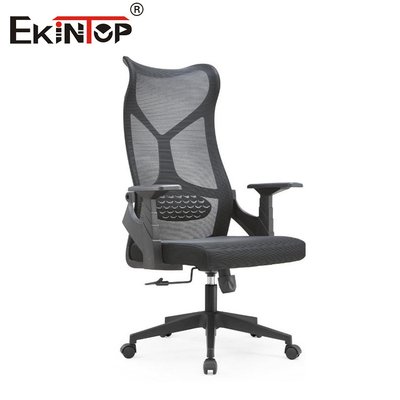 Muebles de oficina de espalda alta silla ejecutiva de malla ergonómica silla de oficina de tela