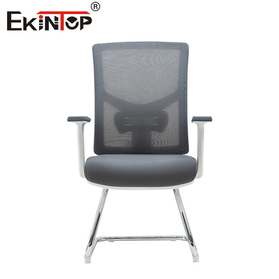 Silla ergonómica de espalda media Directores de oficina silla de malla de altura ajustable silla de oficina de tela