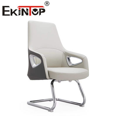 Modernas sillas de oficina ergonómicas de espalda media Pu Oem Produce sillas de club de cuero ejecutivo