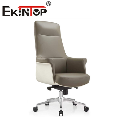 Sillones de oficina ejecutivos modernos jefe ergonomía giratoria silla de cuero vegana de trabajo pesado