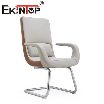 Sillones de oficina de cuero PU cómodos de alta calidad para el hogar / silla de oficina de cuero de vaca
