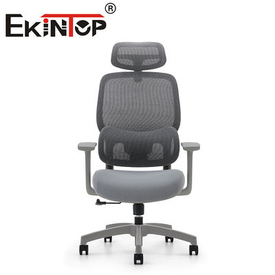 Silla de oficina de computadora con respaldo alto ajustable personalizada al por mayor, silla de malla para tareas
