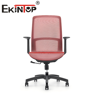 Conferencia de comodidad de malla Diseño de silla giratoria rotativa Muebles modernos Mesa trasera de malla