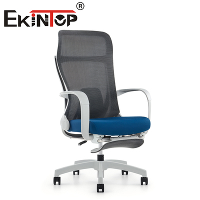 Silla de oficina ajustable de espalda alta de malla Silla de oficina para el hogar Silla giratoria ergonómica de malla de espalda